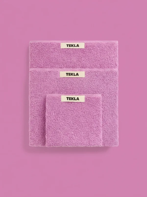 Tekla Guest Towel - Magenta