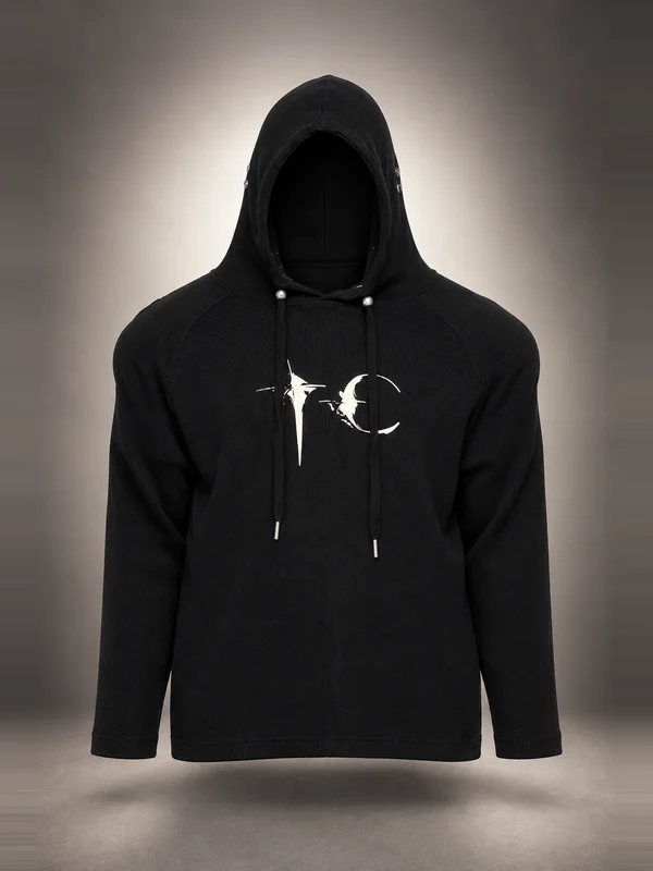 Thug Club Black Bulk Shoulder Glow In The Dark Hoodie