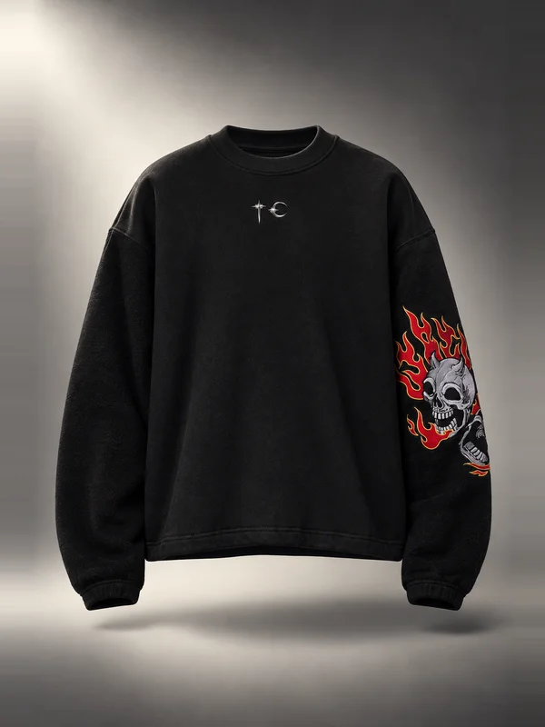 Thug Club Black TC Two Face Sweatshirt