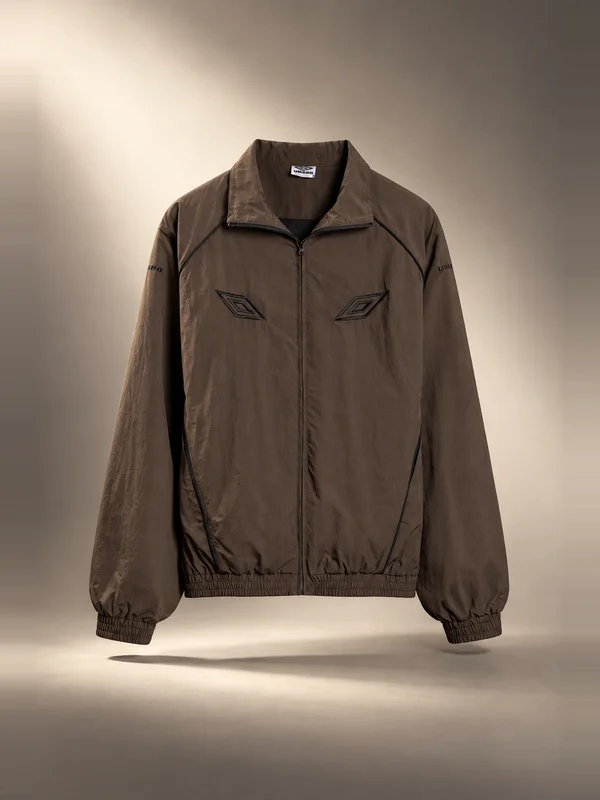Umbro by Slam Jam Eyes Track Top - Dark Brown