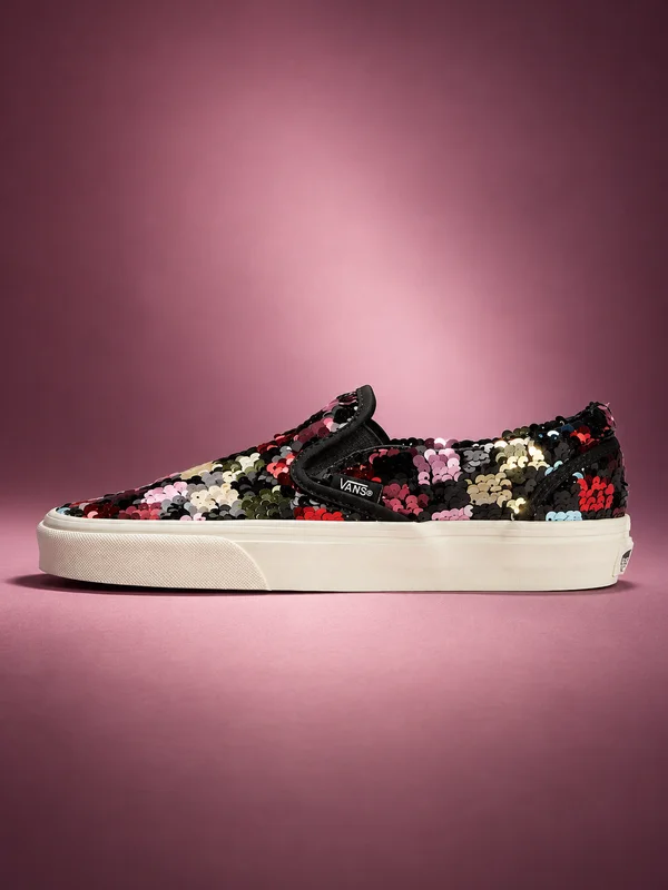 Vans Classic Slip-On Checkerboard Black Multi Black