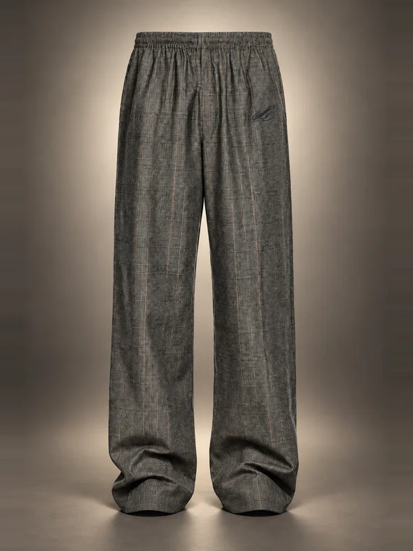 WILLY CHAVARRIA Gray Ruff Rider Track Pant Trousers